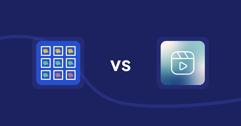 Shopify Product Display Apps: Pixc: Visual Merchandising vs Reelify ‑ Shoppable Reel Video
