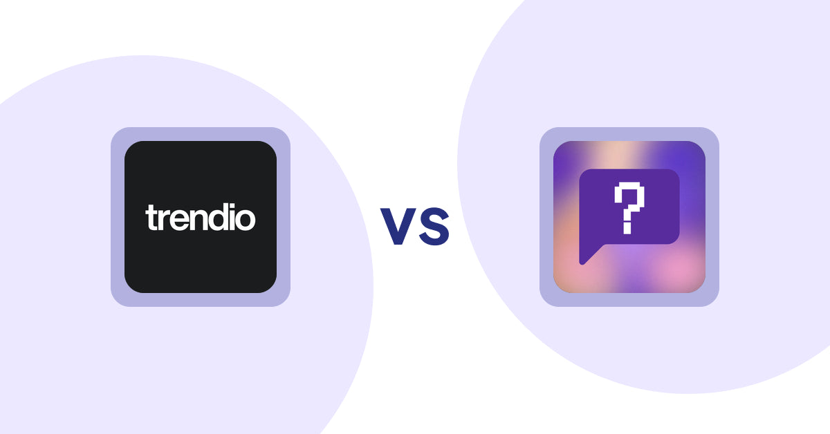 Shopify Product Display Apps: Trendio vs FAQbucket ‑ Help Center & FAQ