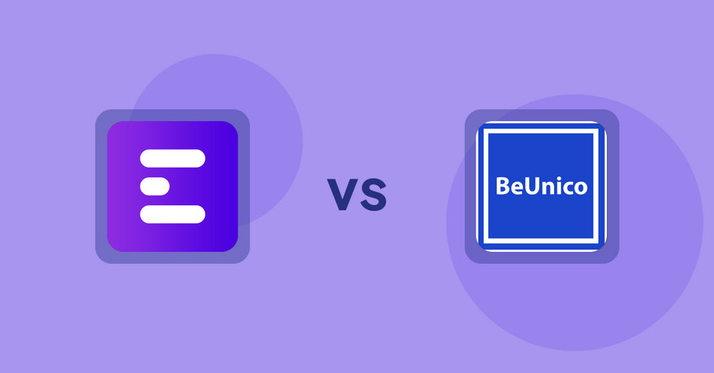 Shopify Product Display Apps: ANG Extra Menu vs. BeUnico