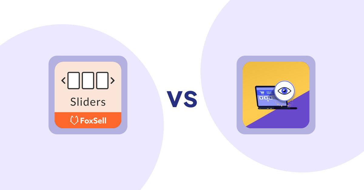 Shopify Product Display Apps: FoxSell Slider & Carousel vs ReVisit‑Recent Viewed Products