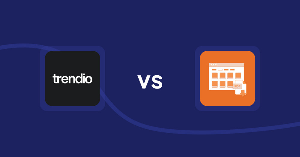 Shopify Product Display Apps: Trendio vs Meetanshi PDF Product Catalog