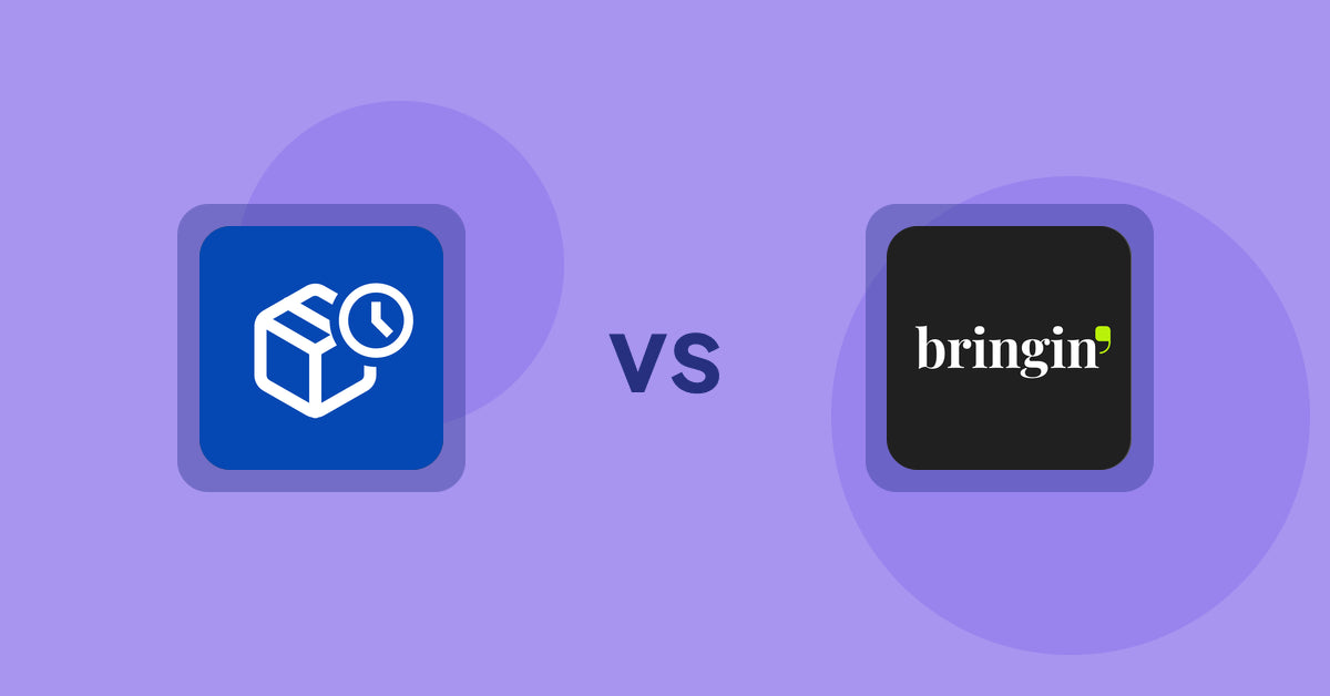 Shopify Product Display Apps: PreOrder Alpha vs Bringin