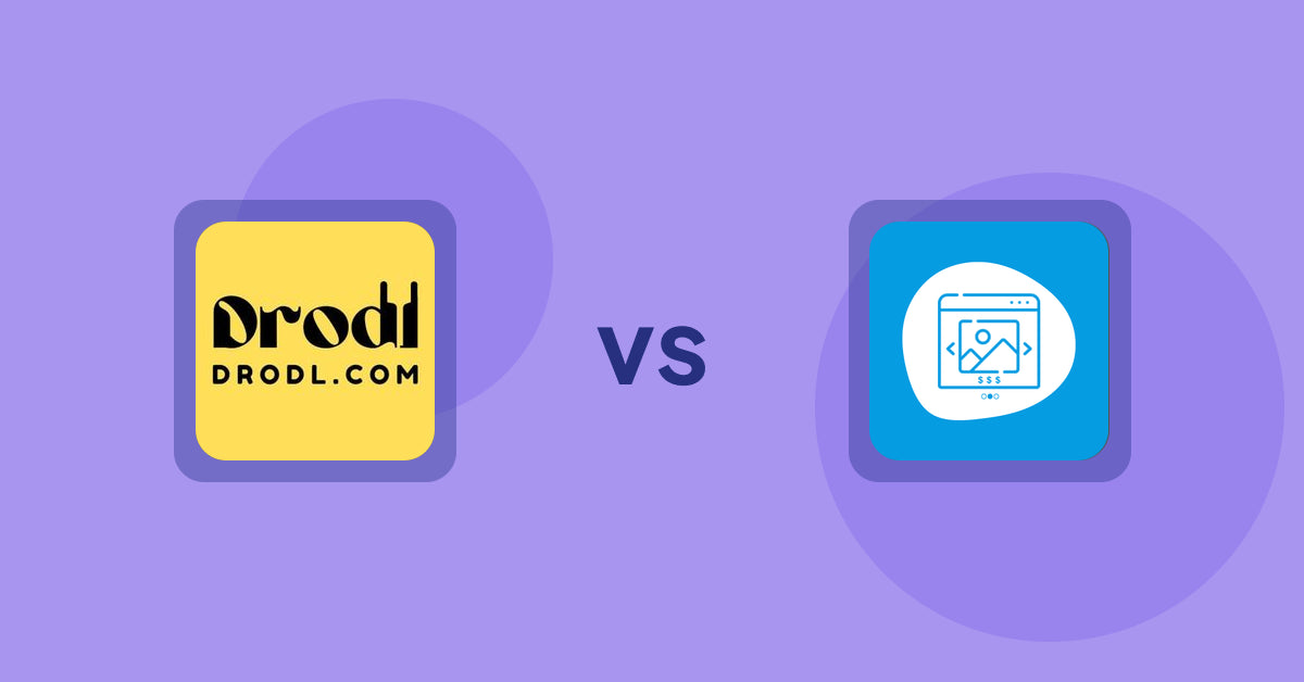 Shopify Product Display Apps: Drodl: Hide SoldOut Products vs Quick Product Navigator Slide
