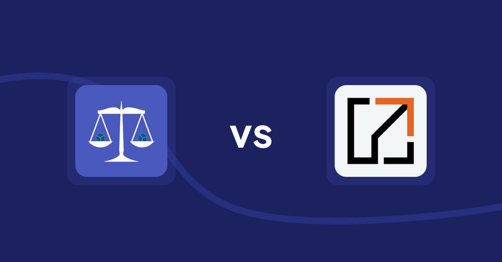 Shopify Product Display Apps: Equate ‑ Product Compare vs OT | Collection Sort & Manage