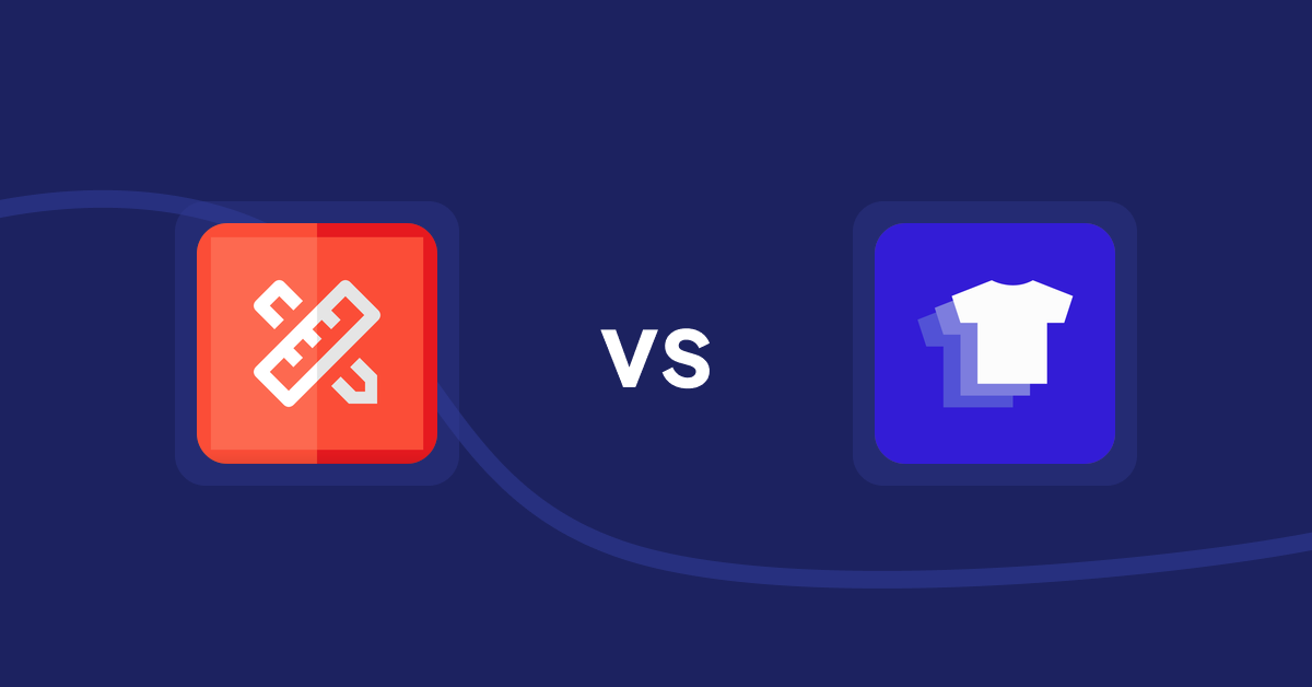 Shopify Product Display Apps: RT: Size Chart, Size Guide vs. Xpander