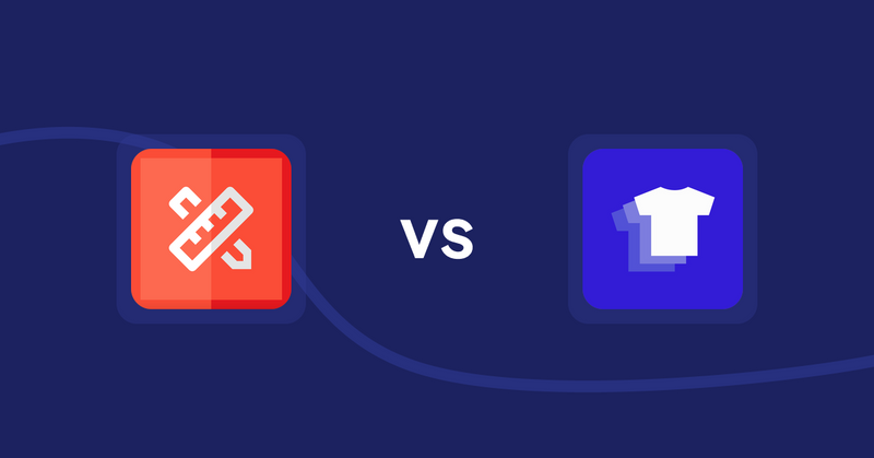 Shopify Product Display Apps: RT: Size Chart, Size Guide vs. Xpander