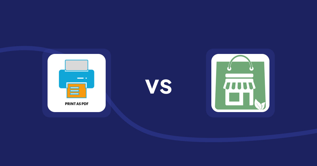 Shopify Product Display Apps: LitPDP ‑ Print as PDF vs Greeniemart