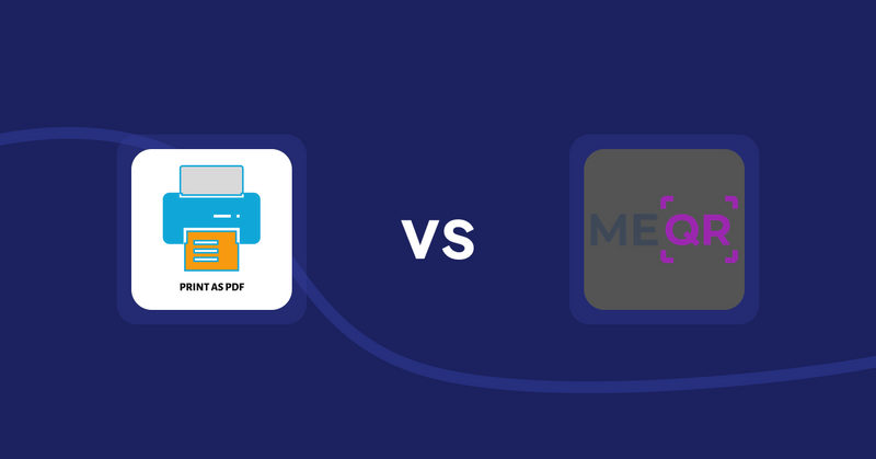 Shopify Product Display Apps: LitPDP ‑ Print as PDF vs ME‑QR