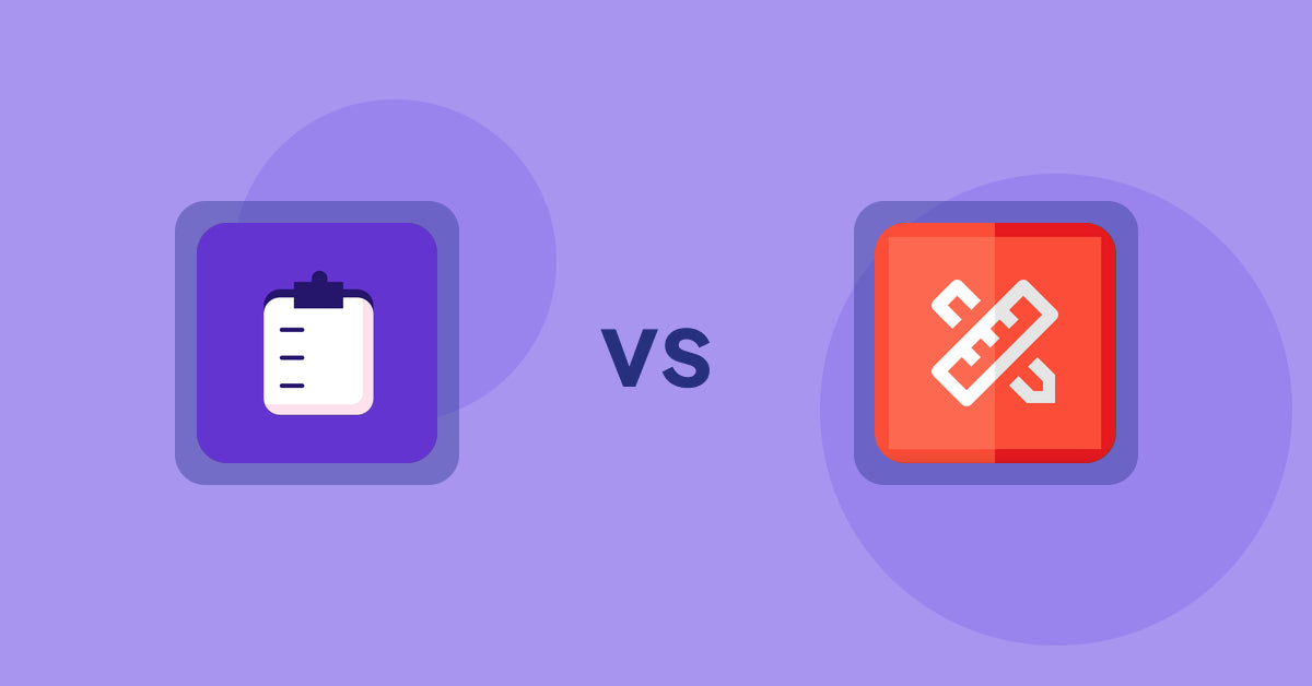 Shopify Product Display Apps: WSH Order Form & ReOrder vs RT: Size Chart, Size Guide