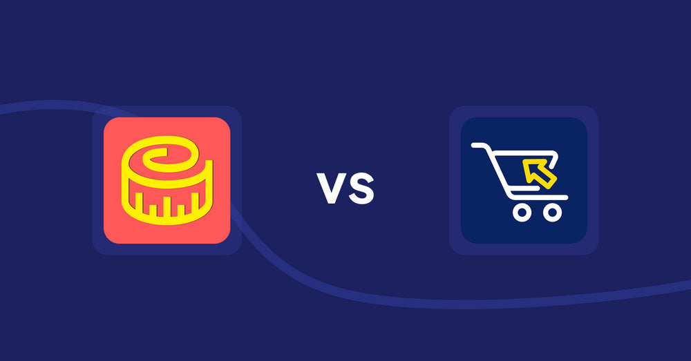 Shopify Product Display Apps: Snake Size Chart & Size Guide vs. Swift B2B Cart / CSV Upload