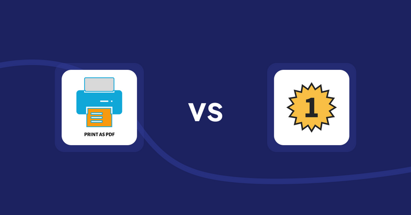 Shopify Product Display Apps: LitPDP ‑ Print as PDF vs UR: Smart Ranking