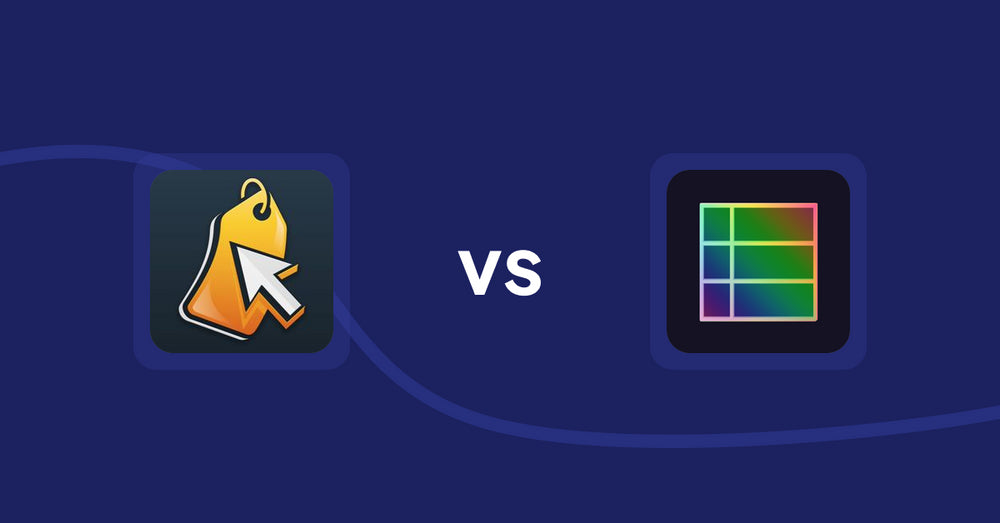 Shopify Product Display Apps: Iconic: Product Features vs TableFlow Specification Table