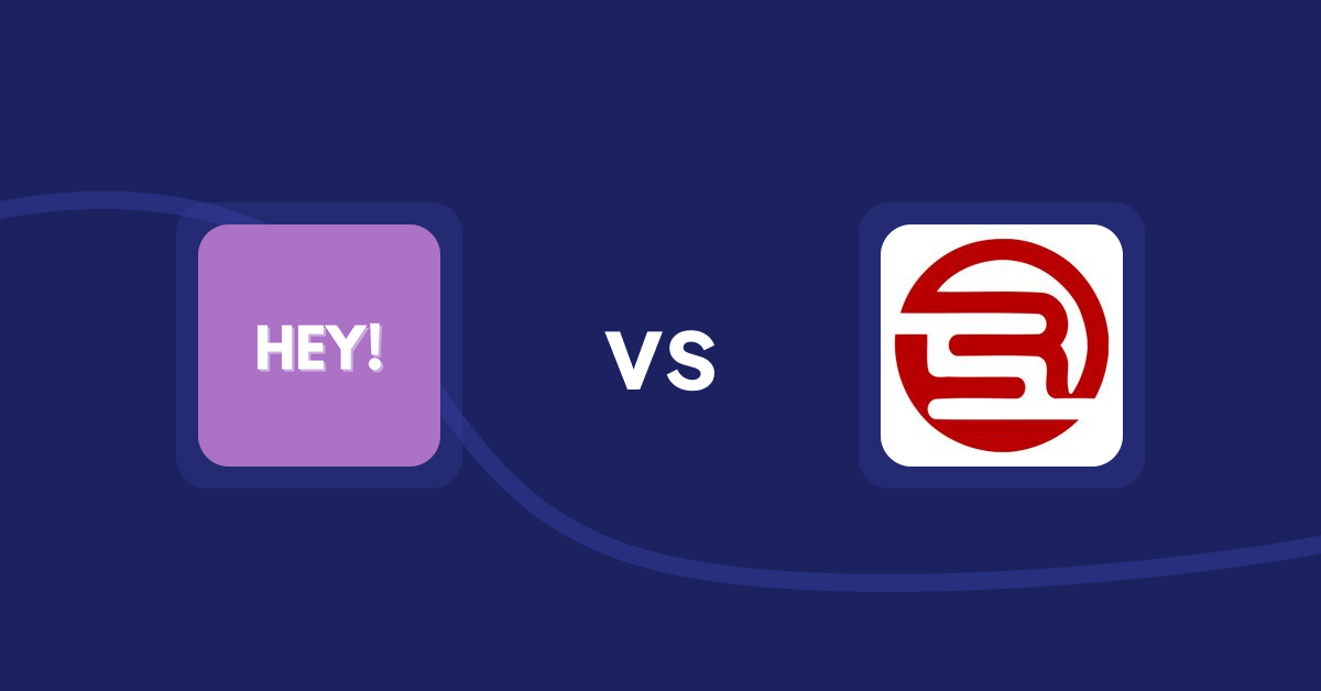 Shopify Product Display Apps: Hey! Product Page Banner & Text vs Robosize: AI Size Recommender