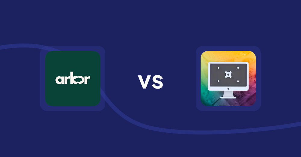Shopify Product Display Apps: Arbor ― Carbon Transparency vs PC Builder