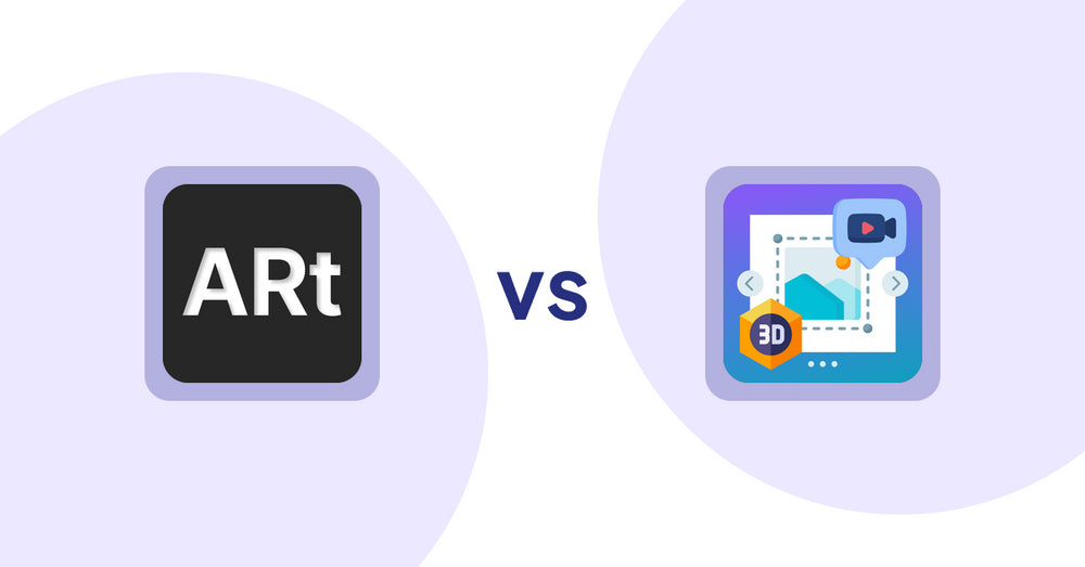Shopify Product Display Apps: Wall Art Viewer AR vs ProductSlider Pro