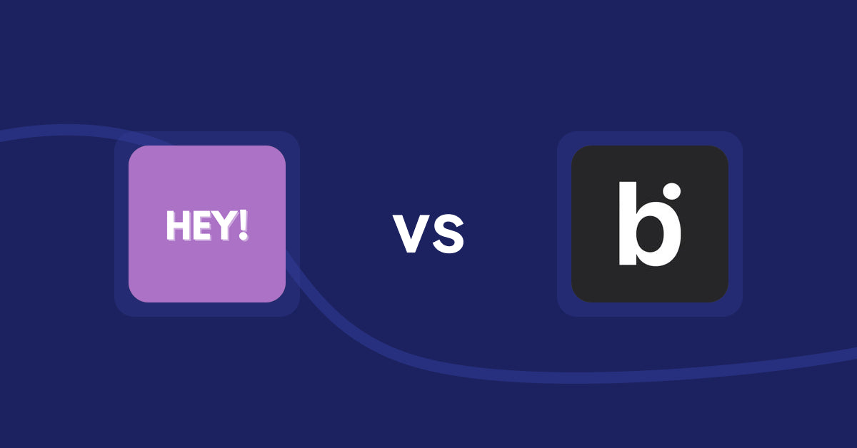 Shopify Product Display Apps: Hey! Product Page Banner & Text vs. bitAI: Advance Sort Collection