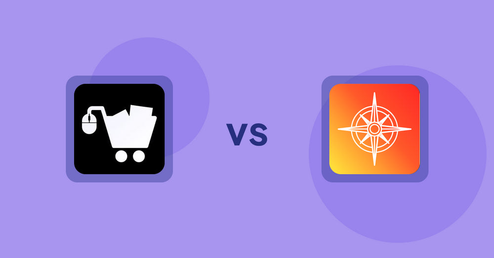 Shopify Product Display Apps: LM Add To Cart Sticky vs Compass Navigation