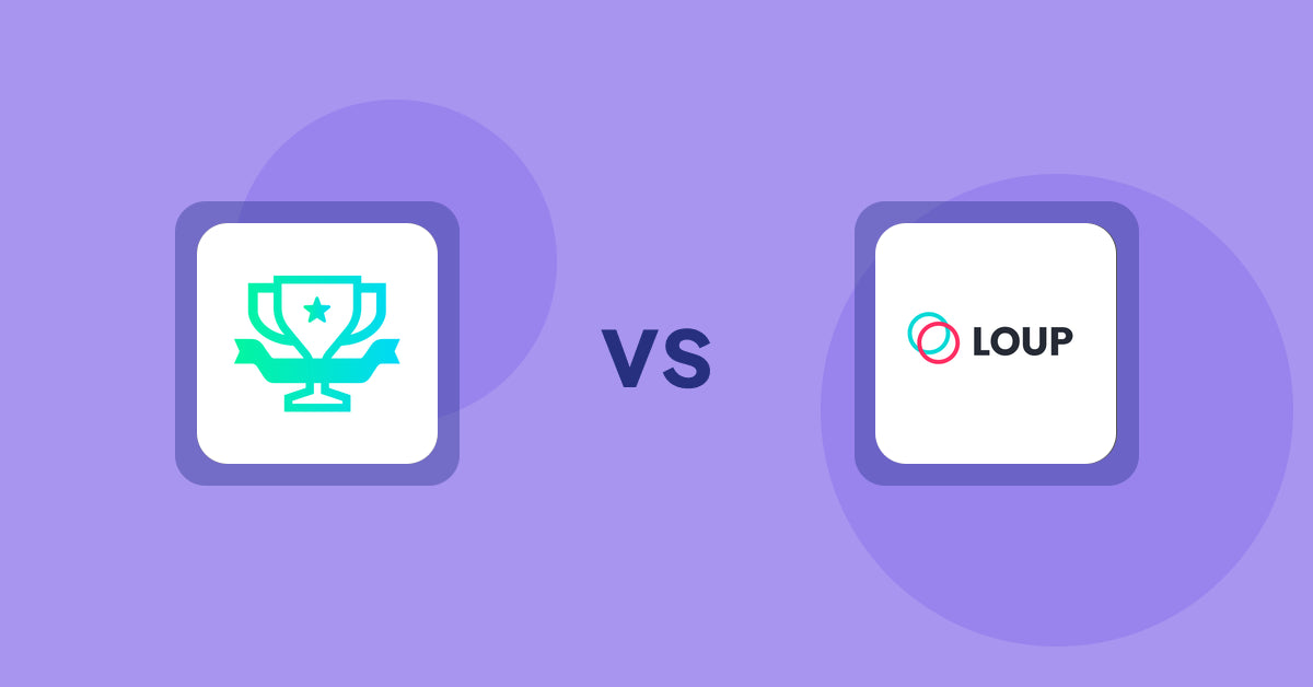 Shopify Product Display Apps: らくらくランキング表示アプリ｜リテリア Ranking vs Loup: Sell on Instagram