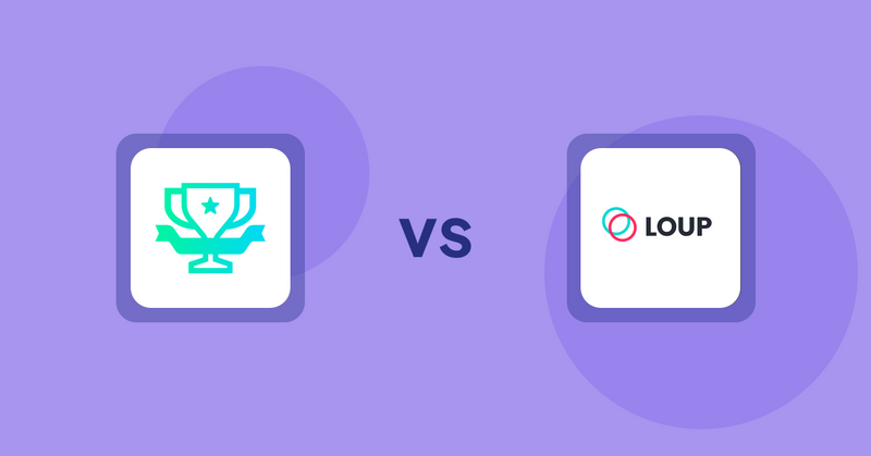 Shopify Product Display Apps: らくらくランキング表示アプリ｜リテリア Ranking vs Loup: Sell on Instagram