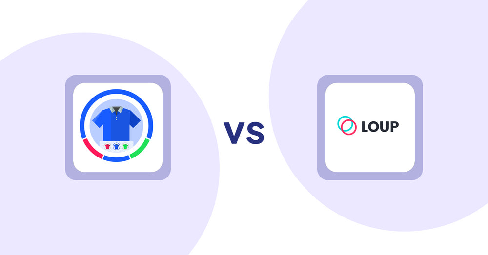 Shopify Product Display Apps: EVS ‑ Easy Variation Swatches vs Loup: Sell on Instagram