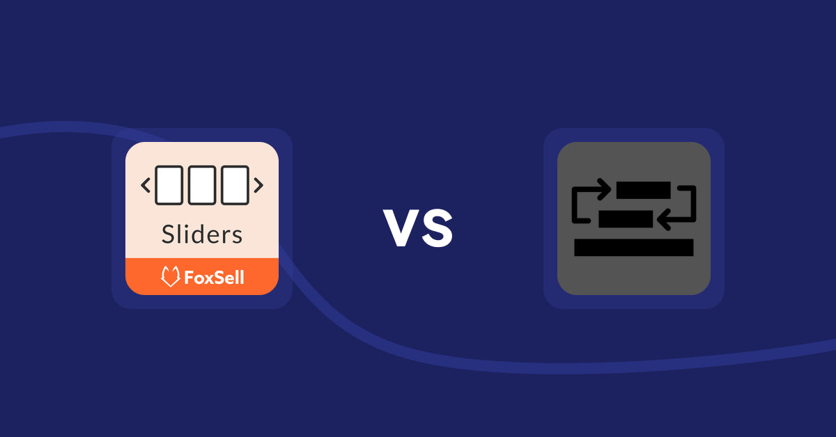 Shopify Product Display Apps: FoxSell Slider & Carousel vs Sortyfi Collection Merchandise