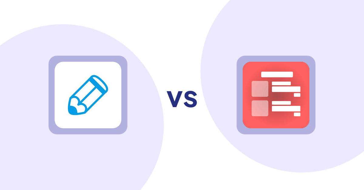 Shopify Product Display Apps: Writer Sofia vs Menulog