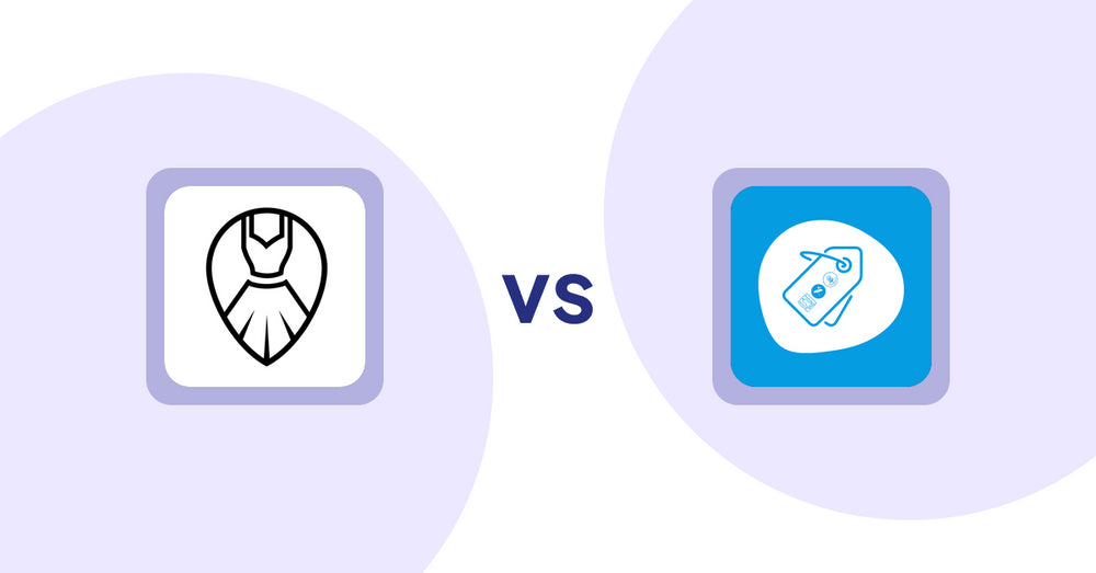 Shopify Product Display Apps: AI Stylist vs Extendons Product Tag Images