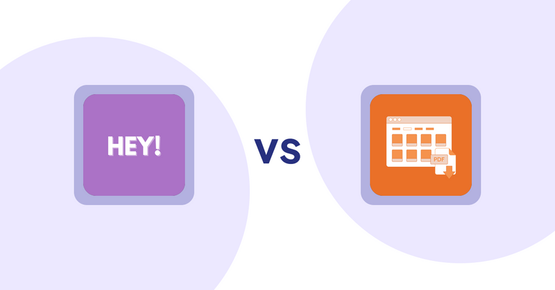 Shopify Product Display Apps: Hey! Product Page Banner & Text vs Meetanshi PDF Product Catalog