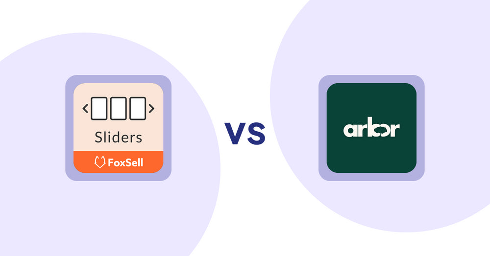 Shopify Product Display Apps: FoxSell Slider & Carousel vs Arbor ― Carbon Transparency
