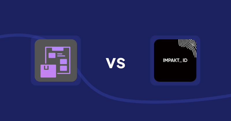 Shopify Product display Apps: TezPDF: Product Catalogs vs IMPAKT ID: fashion CO2 tracker