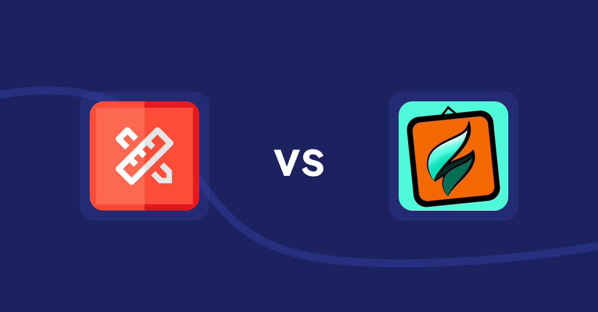 Shopify Product Display Apps: RT: Size Chart, Size Guide vs SMART ‑ Art Product Builder