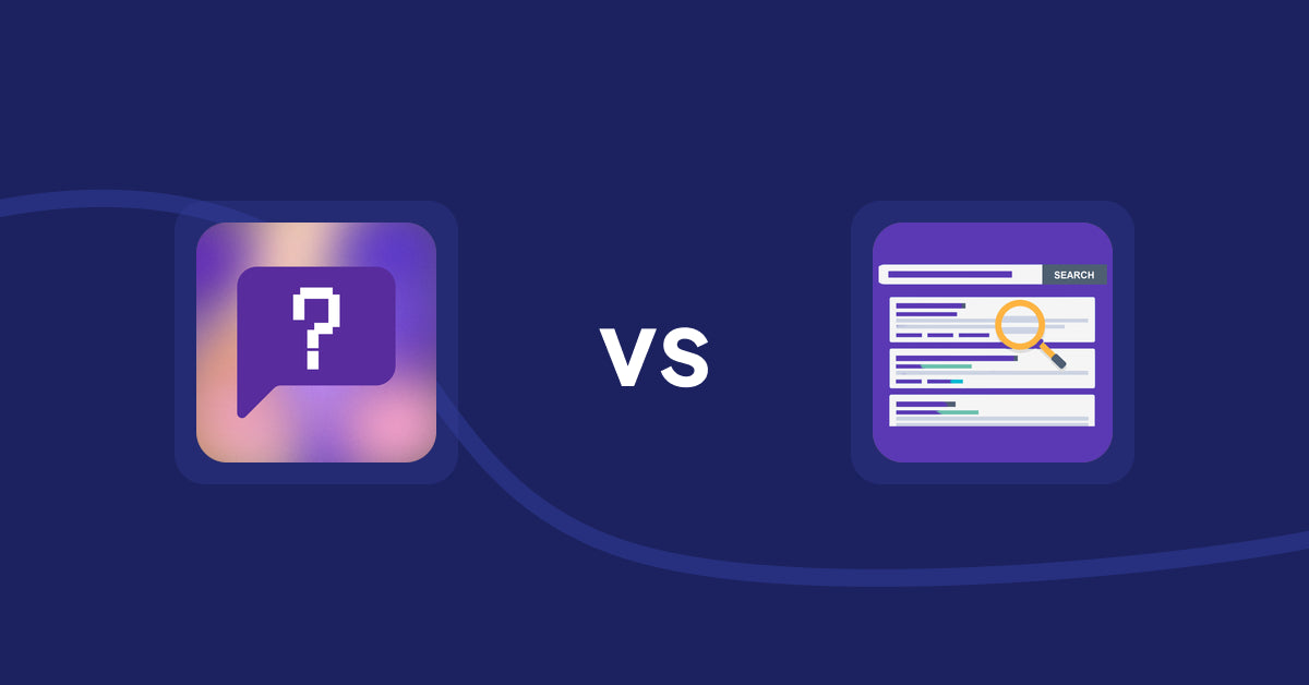 Shopify Product Display Apps: FAQbucket ‑ Help Center & FAQ vs Spark AI Products Description