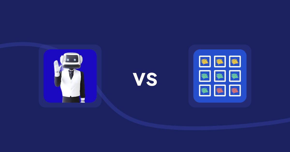 Shopify Product Display Apps: ShopCierge — AI Sales Chatbot vs Pixc: Visual Merchandising
