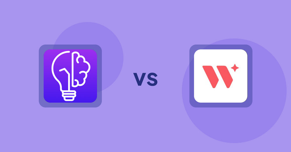 Shopify Product Display Apps: GoWise: AI Product Description vs Wizart Visualizer