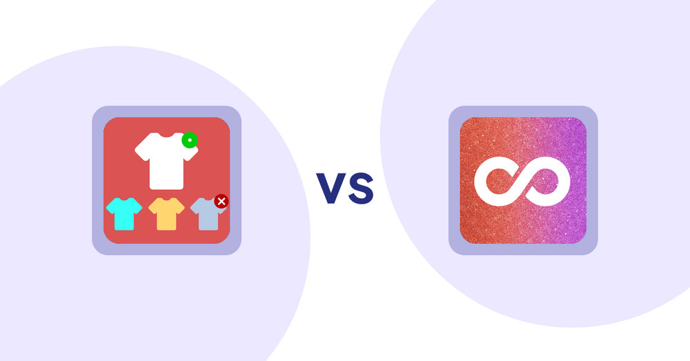 Shopify Product Display Apps: ST: Product & Collection Sort vs Infinite Scroll Pro