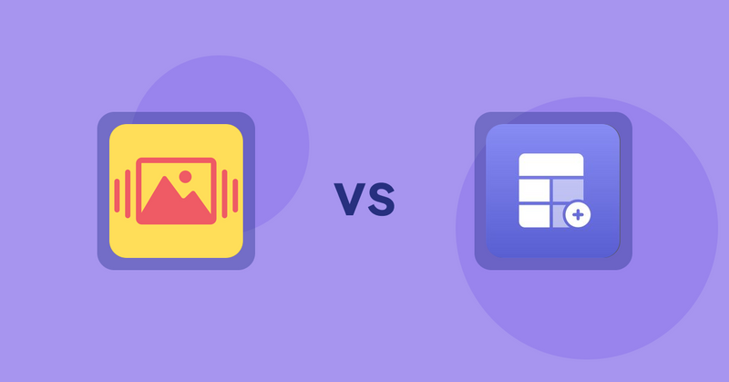 Shopify Product Display Apps: Slidy Testimonial Carousel vs Eazy Specification Tags Table
