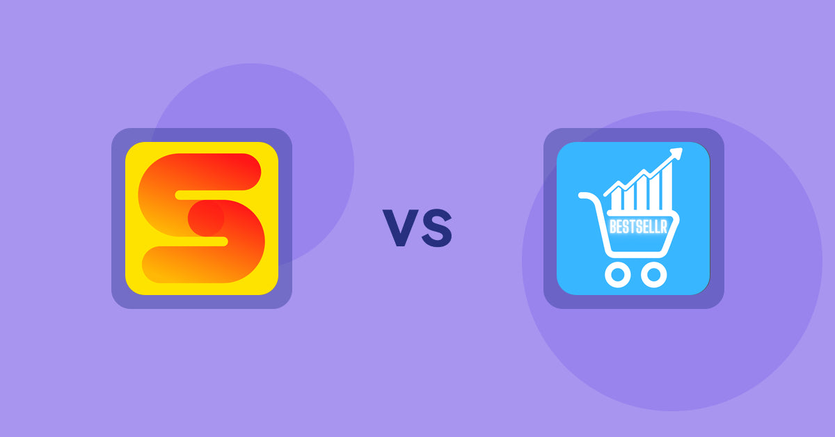 Shopify Product Display Apps: ST: Inventory & Sold Count Pro vs. Bestsellr