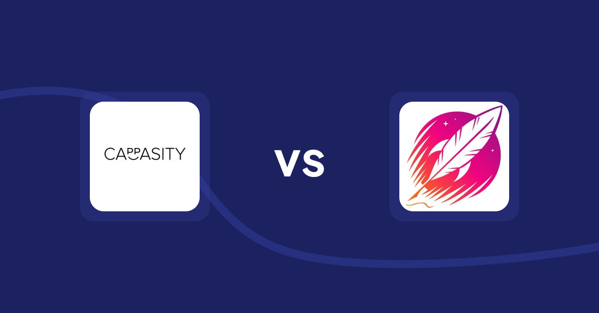 Shopify Product Display Apps: Cappasity 3D and 360 Viewer vs. Wordsmith: Content Generator