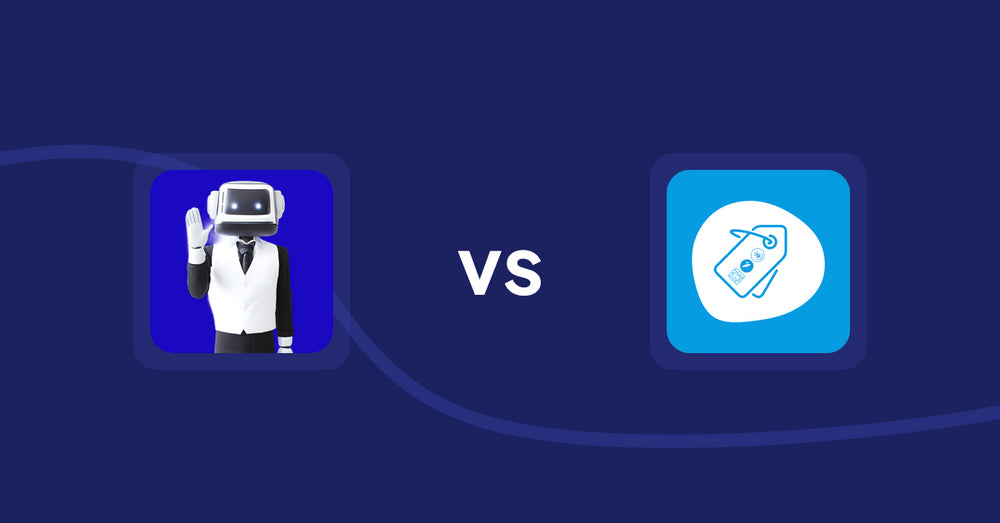 Shopify Product Display Apps: ShopCierge — AI Sales Chatbot vs Extendons Product Tag Images