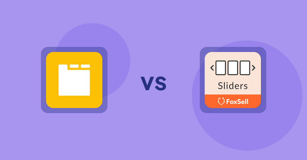 Shopify Product Display Apps: Ymq Product Tabs vs. FoxSell Slider & Carousel