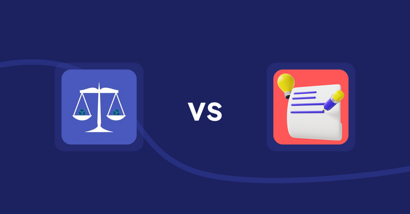 Shopify Product Display Apps: Equate ‑ Product Compare vs Wordo ‑ ChatGPT AI Description