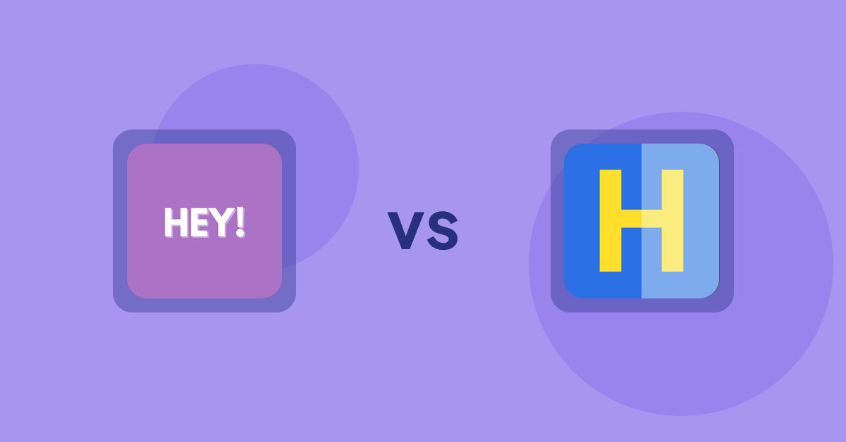 Shopify Product Display Apps: Hey! Product Page Banner & Text vs. HiVar: Hide Sold Out Variants