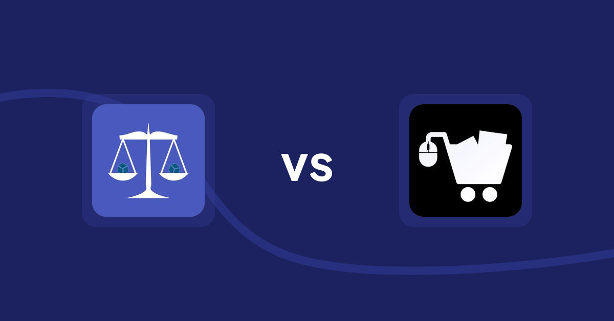 Shopify Product Display Apps: Equate ‑ Product Compare vs LM Add To Cart Sticky