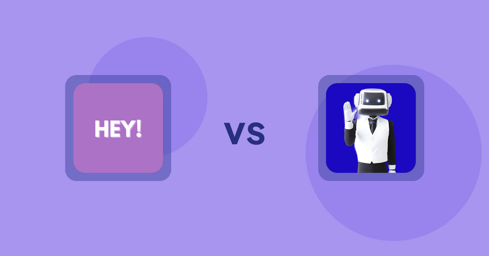 Shopify Product Display Apps: Hey! Product Page Banner & Text vs ShopCierge — AI Sales Chatbot