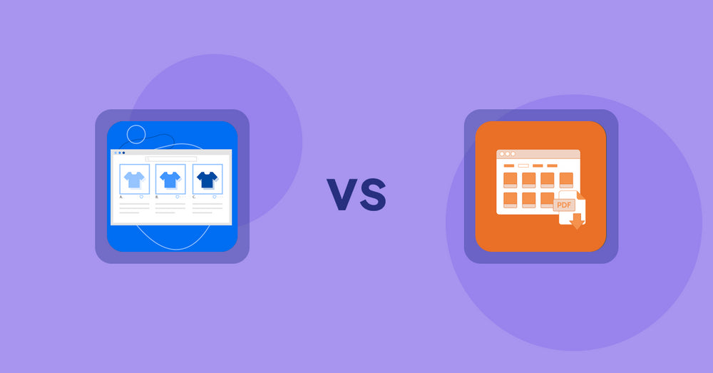Shopify Product Display Apps: Hura Product Showcase Builder vs Meetanshi PDF Product Catalog