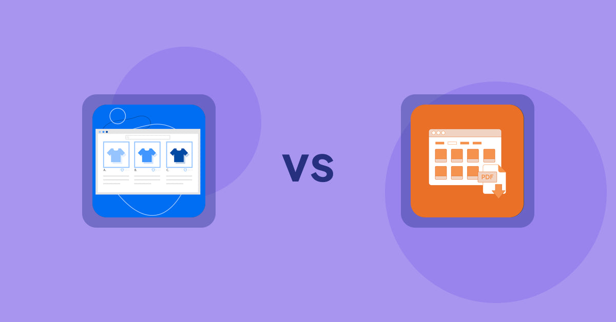Shopify Product Display Apps: Hura Product Showcase Builder vs Meetanshi PDF Product Catalog