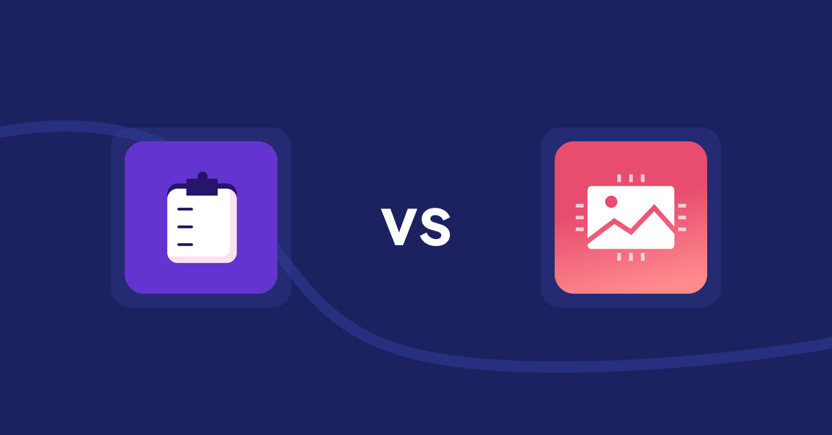 Shopify Product Display Apps: WSH Order Form & ReOrder vs. XO Image Styles