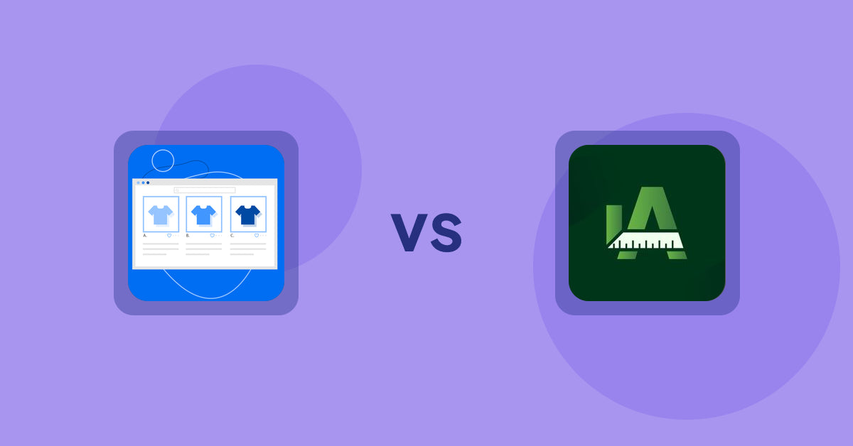 Shopify Product Display Apps: Hura Product Showcase Builder vs Easy Size Chart by Akeans