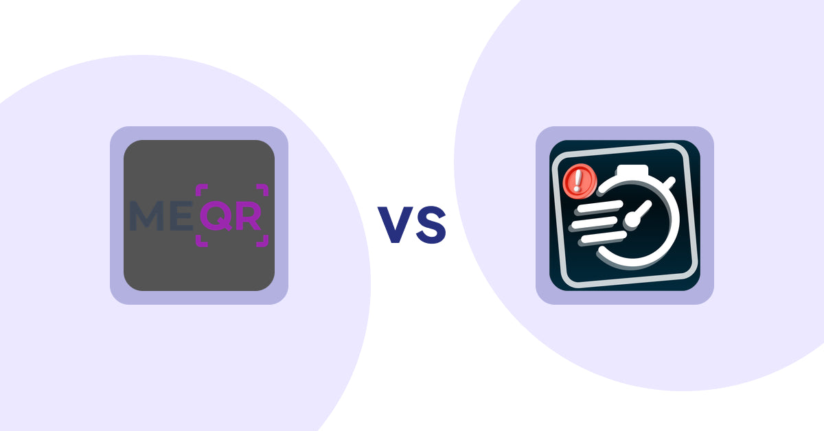 Shopify Product Display Apps: ME‑QR vs Urgency! Low Stock Counter