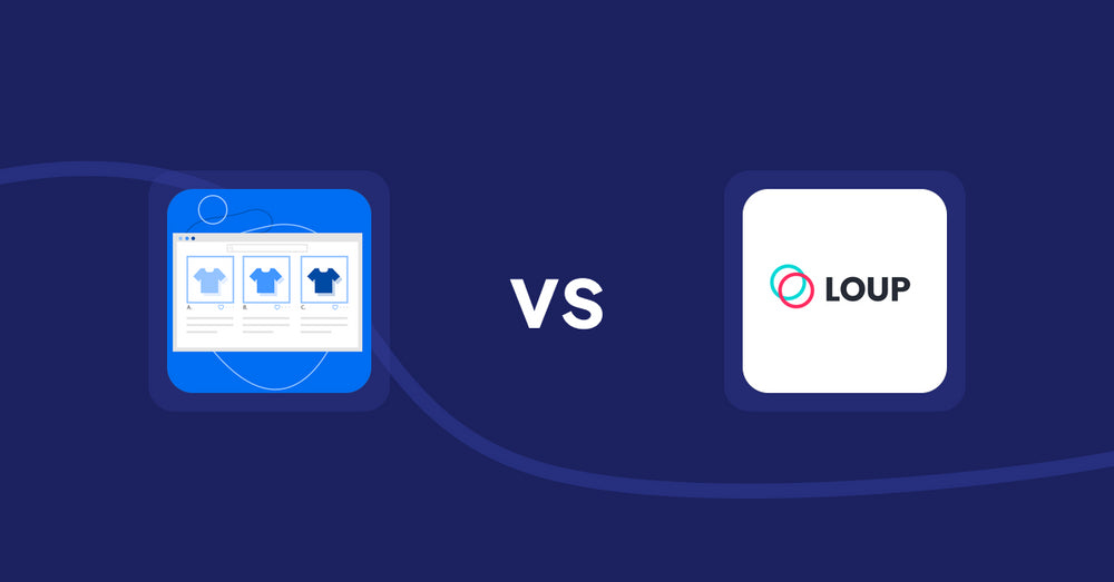 Shopify Product Display Apps: Hura Product Showcase Builder vs Loup: Sell on Instagram